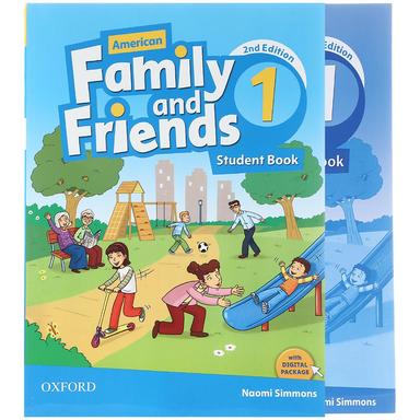 American Family and Friends 1 Second Edition Student's Book + Workbook product image