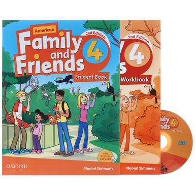 American Family and Friends 4 Second Edition Student's Book + Workbook product image