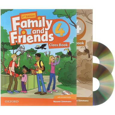Family and Friends 4 Second Edition Class Book + Workbook product image