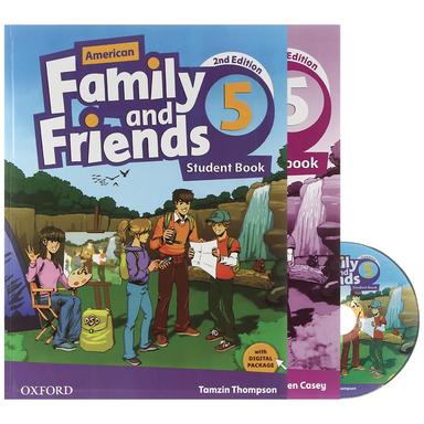 American Family and Friends 5 Second Edition Student's Book + Workbook product image