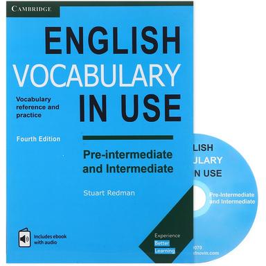 English Vocabulary in Use Pre-Intermediate and Intermediate Fourth Edition product image