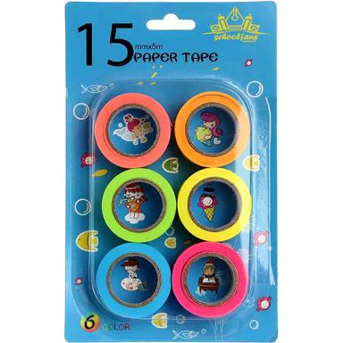 چسب کاغذی رنگی اسکول فنز با عرض 1.5 سانتی متر product image