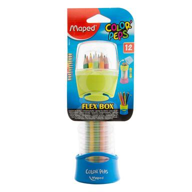 مداد رنگی 12 رنگ مپد سری Color Peps مدل Flex Box جعبه پلاستیکی  product image