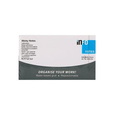 کاغذ یادداشت چسب دار اینفو کد 5855 بسته 100 عددی product image