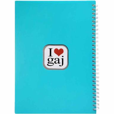 دفتر سیمی 100 برگ طرح I Love Gaj گاجکو - قطع وزیری product image