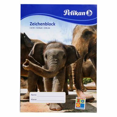 دفتر نقاشی 10 برگ پلیکان سایز A4  product image