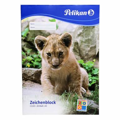 دفتر نقاشی 20 برگ پلیکان سایز A3  product image