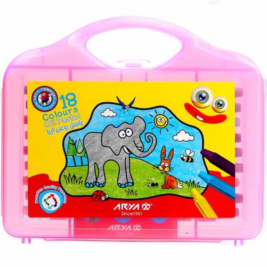 پاستل روغنی 18 رنگ آریا طرح فیل product image