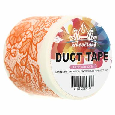 چسب نواری اسکول فنز مدل FA9312 طرح گل توری کد 2 عرض 4 سانتی متر product image