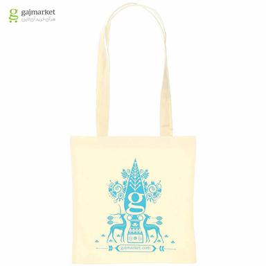 ساک پارچه ای گندمی گاج مارکت طرح درخت زندگی product image