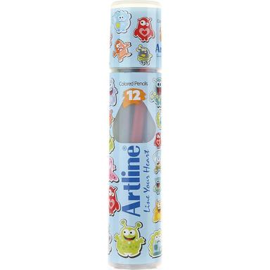 مداد رنگی 12 رنگ آرت لاین طرح هیولا جعبه استوانه ای product image