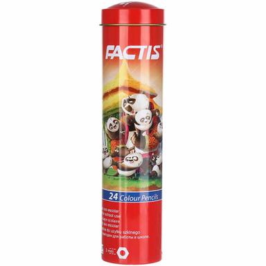 مداد رنگی 24 رنگ فکتیس جعبه استوانه ای product image