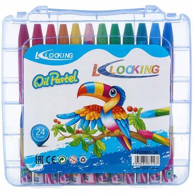 مداد شمعی 24 رنگ لوکینگ مدل LK23001 product image